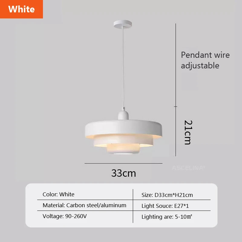 Nordic Aluminum Pendant Light Medieval Style Ceiling Lamp