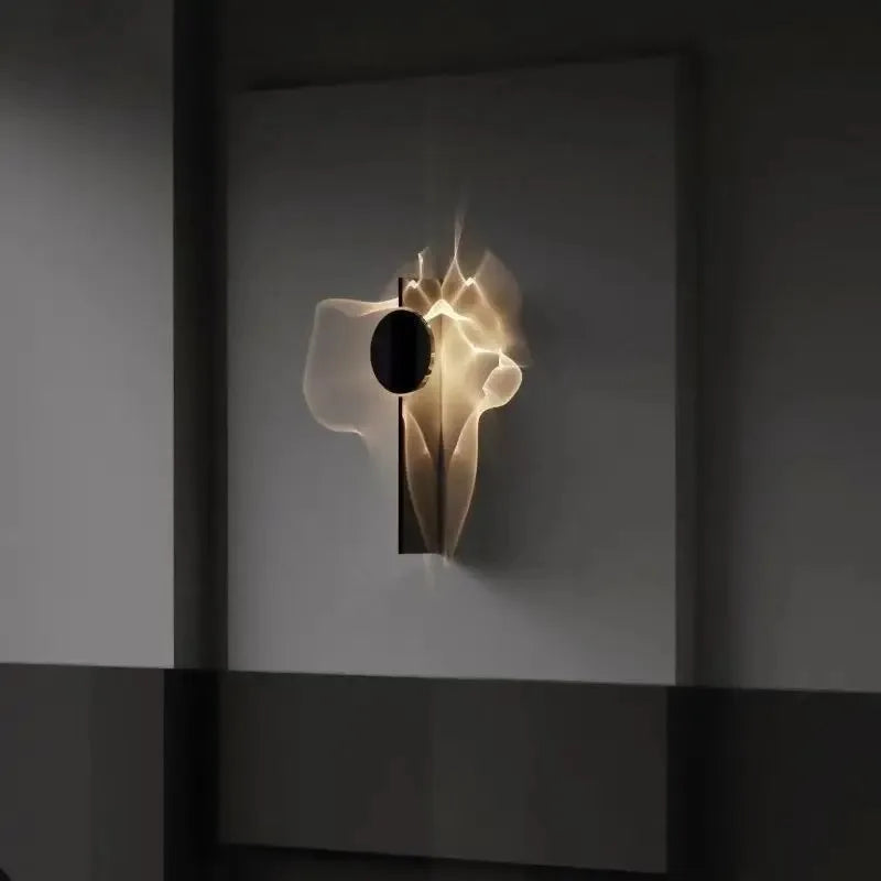 Modern Corrugated LED Wall Lamp for Ambient Lighting