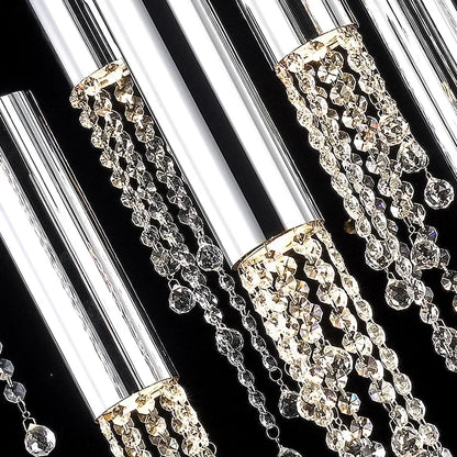 Luxury Crystal Staircase Chandelier for Grand Entrances