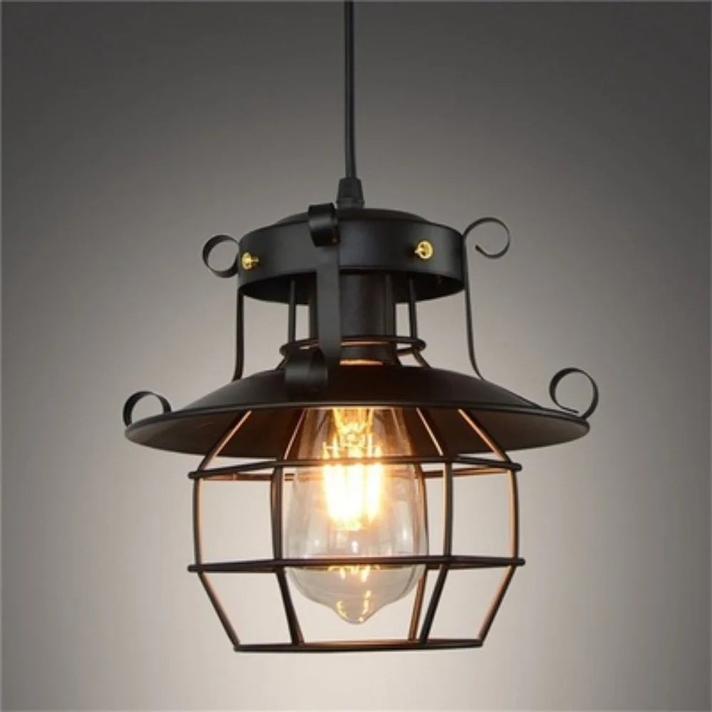 Industrial Retro Pendant Lamp Restaurant Bar Corridor Light
