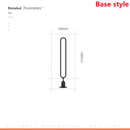 Minimalist Outdoor LED Lawn Lamp for Garden Pathways