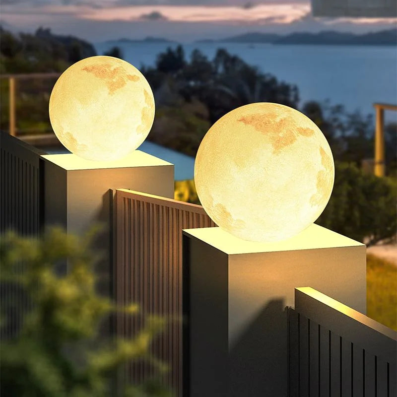 Solar Moon Lamp Outdoor Waterproof Garden Decoration Light