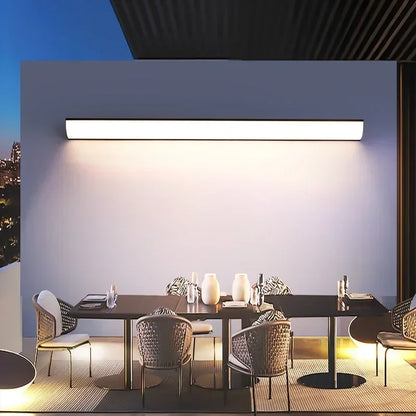 Minimalist Outdoor Strip Wall Light for Modern Homes