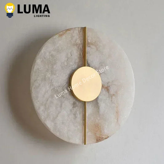 Luxury Marble Wall Sconce for Modern Bedrooms