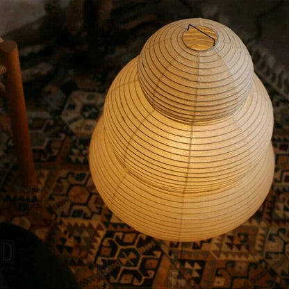 Japanese Rice Paper Table Lamp for Cozy Bedrooms