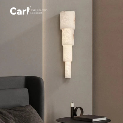 Luxury Marble Wall Lamp for Bedrooms and Hallways