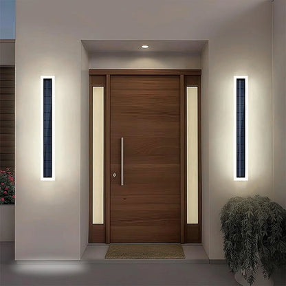 Solar LED Wall Light for Porches and Entryways
