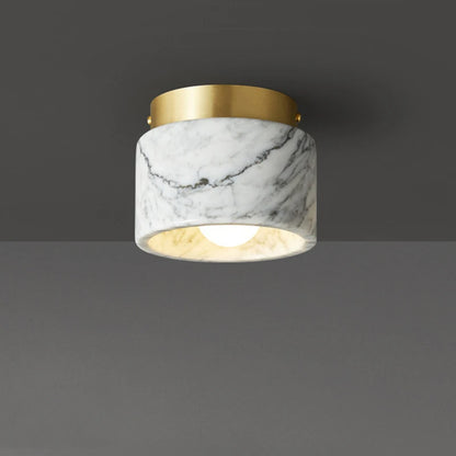 Nordic Marble Ceiling Light for Hallways and Living Rooms
