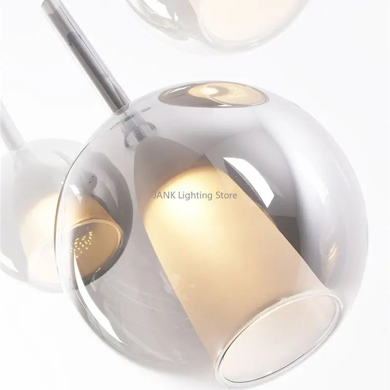 Italian Glass Bubble Pendant Light for Modern Interiors