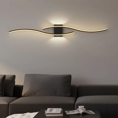 Modern LED Strip Wall Light TV Background Bedroom Living Room Lamp