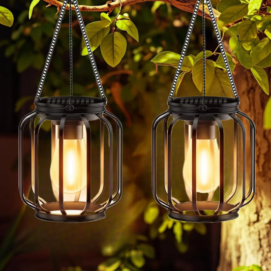 Solar Hanging Lantern for Outdoor Garden Decor