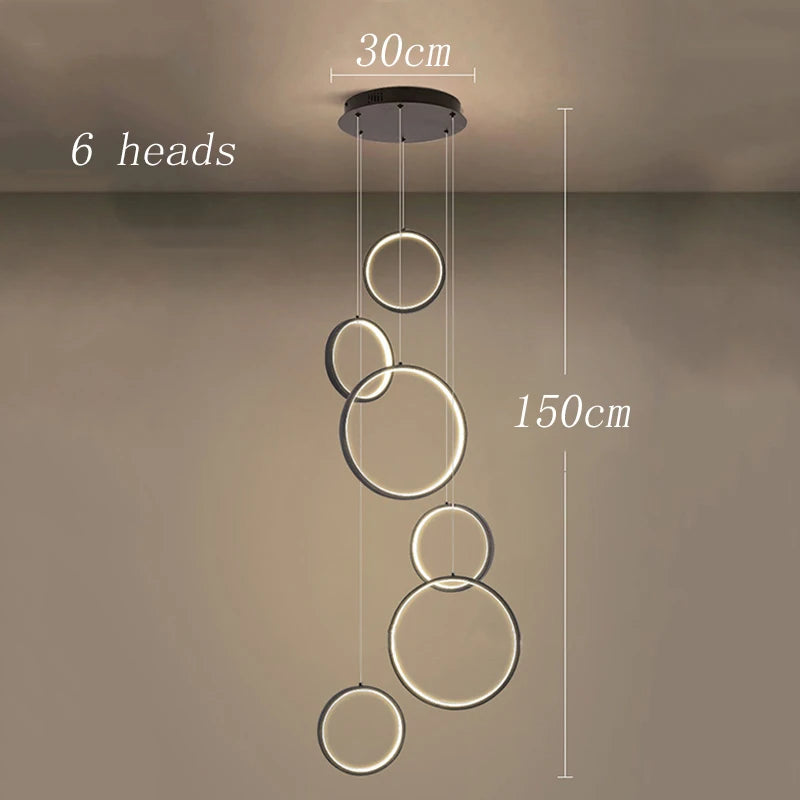 Modern LED Pendant Chandelier for Dining Rooms