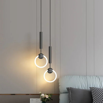Minimalist Pendant Lamp Nordic Bedroom Bedside Hanging Light