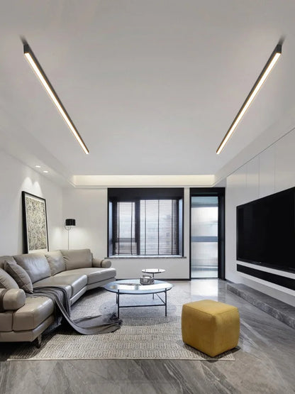 Minimalist LED Strip Ceiling Light for Modern Interiors