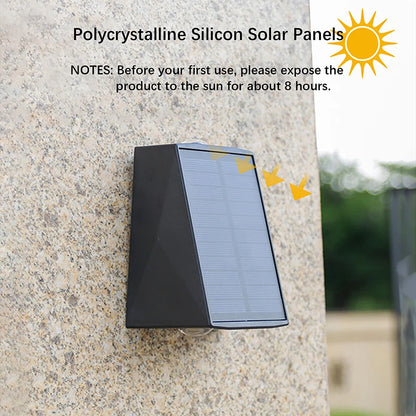 Solar Outdoor Wall Lamp for Garden Ambience