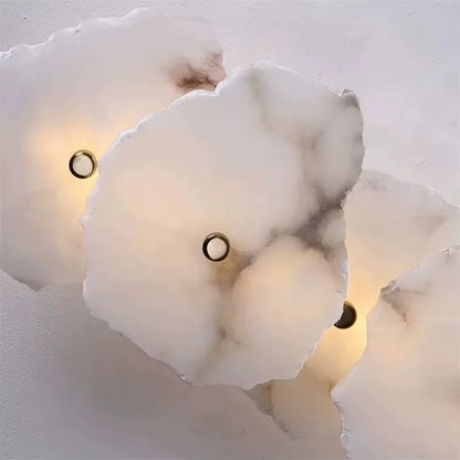 Luxury Marble Stone Wall Lamp for Modern Interiors