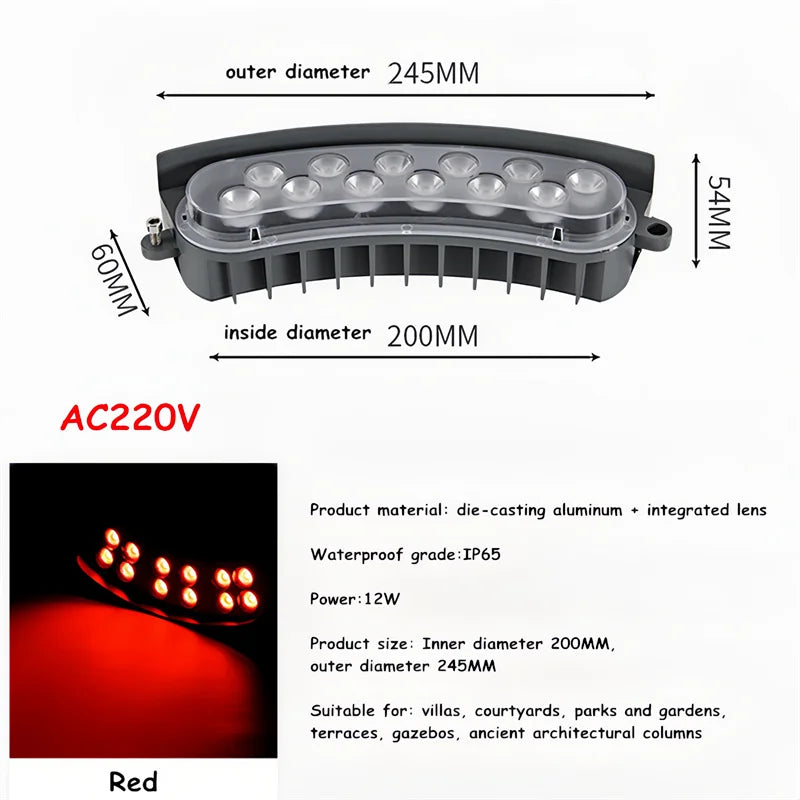 Outdoor LED Tree Spotlight Waterproof Landscape Garden Light