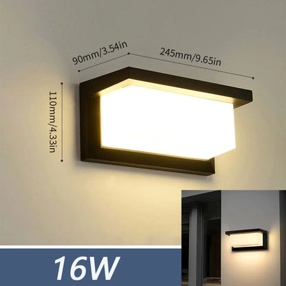 Motion Sensor Outdoor Wall Light with Waterproof Design