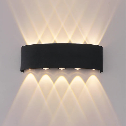 Top and Bottom Shine LED Wall Lamp Waterproof outdoor Light