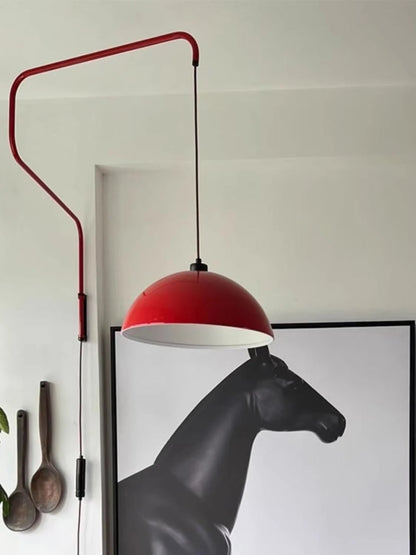 Rotatable Long Arm Wall Lamp for Reading Spaces