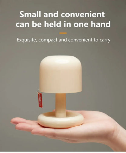 Sunset Mushroom LED Lamp – Rechargeable Ambient Night Light for Cozy Spaces