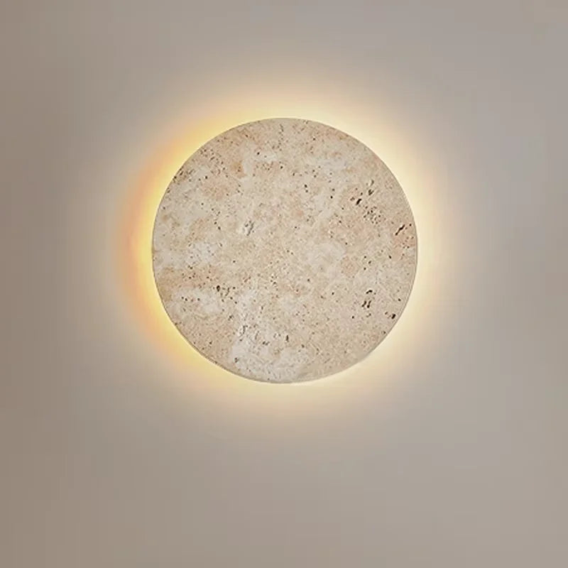 Natural Cave Stone LED Wall Sconce for Modern Homes
