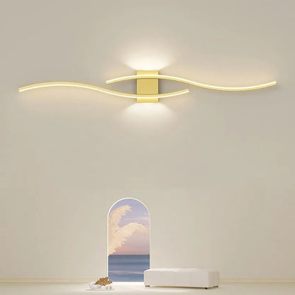 Modern LED Strip Wall Light TV Background Bedroom Living Room Lamp