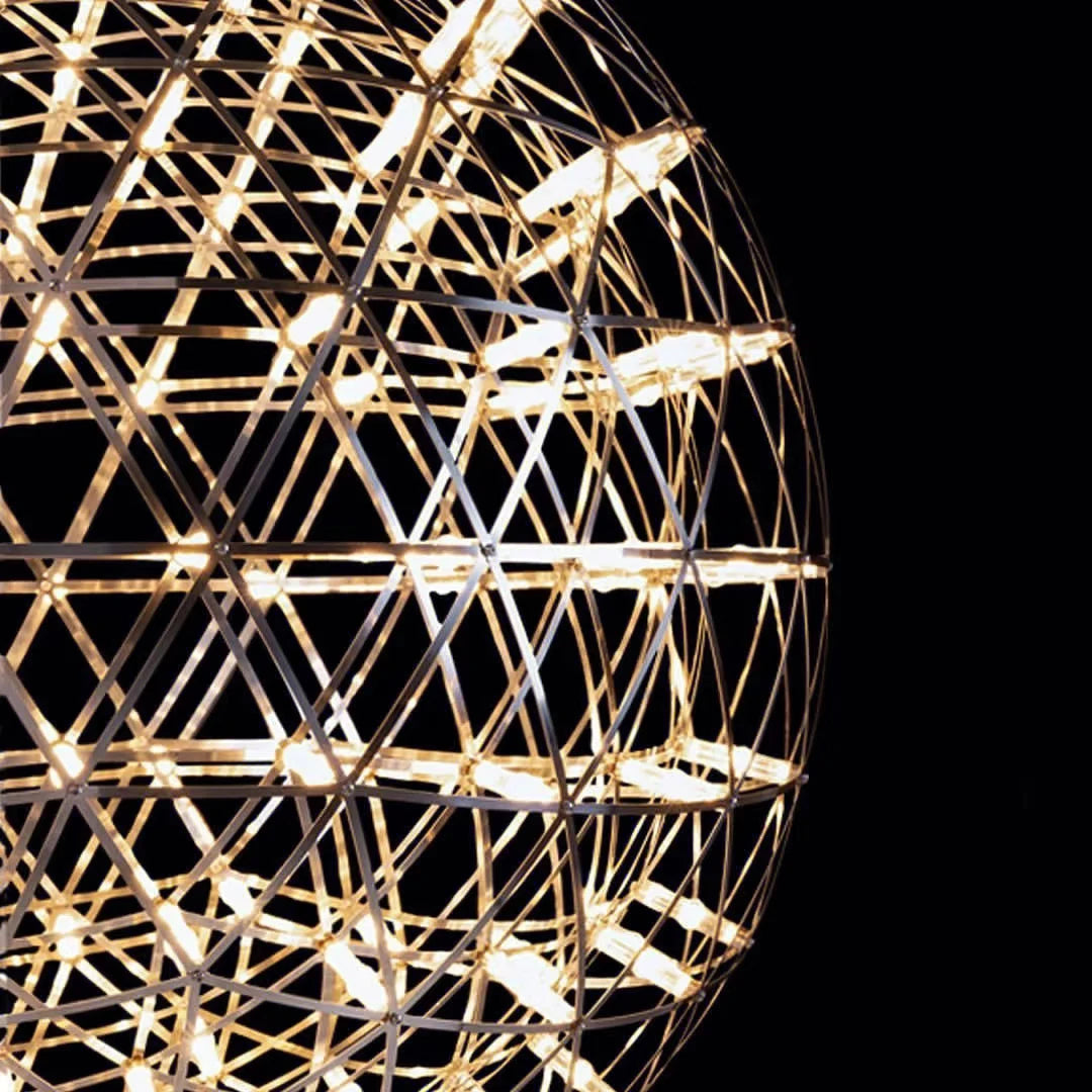 Modern Firework Ball LED Chandelier for Living Rooms