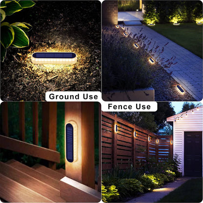 Waterproof Solar LED Step Lights for Stairs
