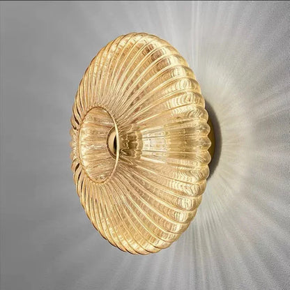 Nordic Glass Wall Sconce LED Bedroom Living Room Lamp