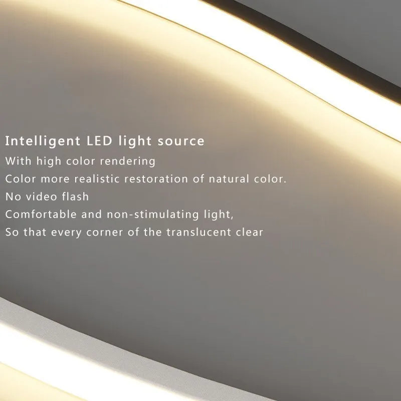 Modern LED Strip Wall Light TV Background Bedroom Living Room Lamp