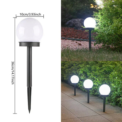 Solar Globe Garden Lights for Patios and Walkways