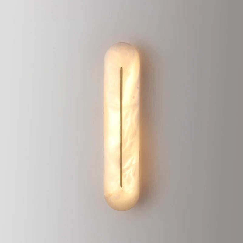 Natural Marble LED Wall Lamp for Luxury Interiors