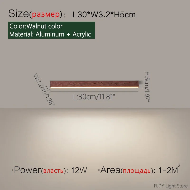 Minimalist LED Strip Ceiling Light for Modern Interiors