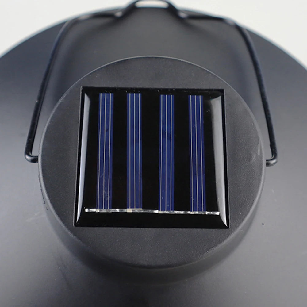 Vintage Solar Camping Lantern for Outdoor Decor