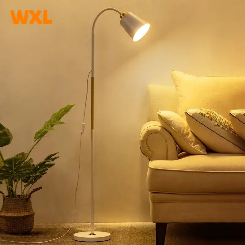 Adjustable LED Floor Lamp – Minimalist Iron Standing Reading Light