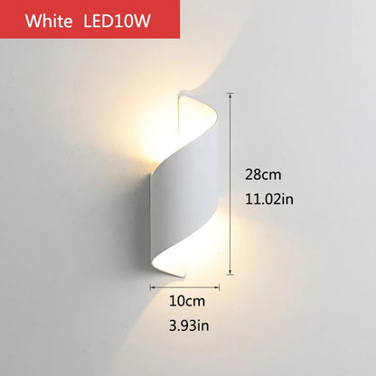 Modern Up and Down LED Wall Light for Outdoors