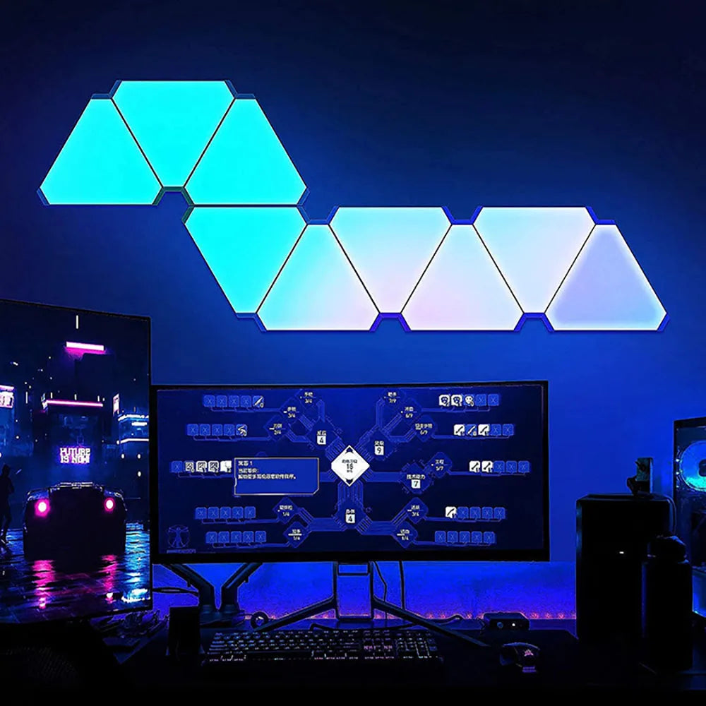 RGB Smart Wall Light LED Music Sync Bedroom Gaming Lamp