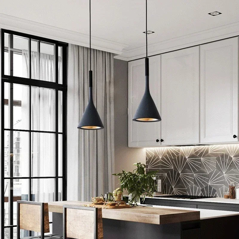 Modern LED Pendant Light E27 Kitchen Dining Hanging Lamp