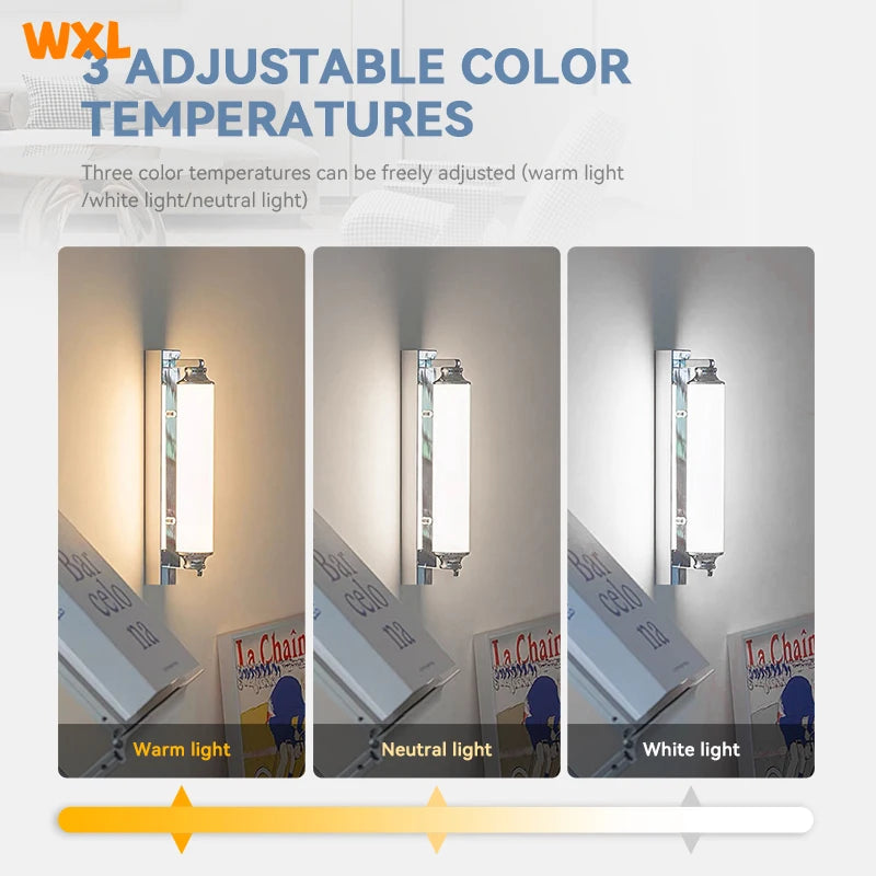 Minimalist Long LED Wall Lamp for Bedrooms