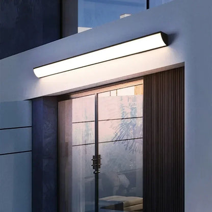 Minimalist Outdoor Strip Wall Light for Modern Homes