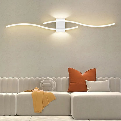 Modern LED Strip Wall Light TV Background Bedroom Living Room Lamp