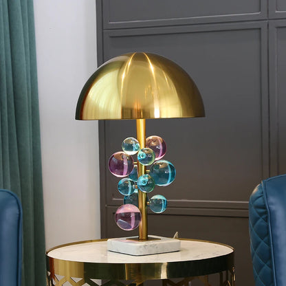 Italian Mushroom Table Lamp – Colorful Glass Designer Ambient Light