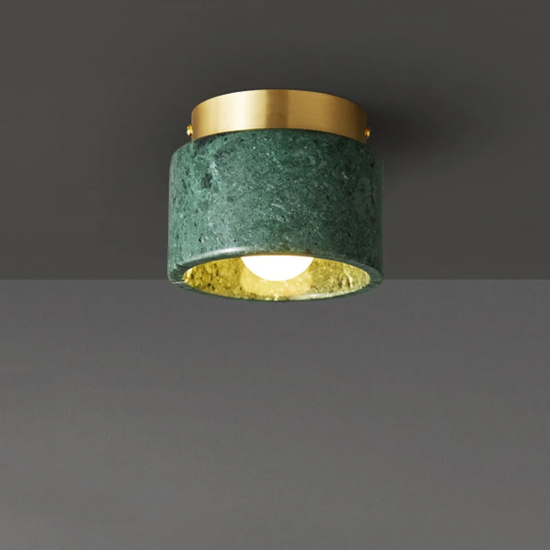 Nordic Marble Ceiling Light for Hallways and Living Rooms