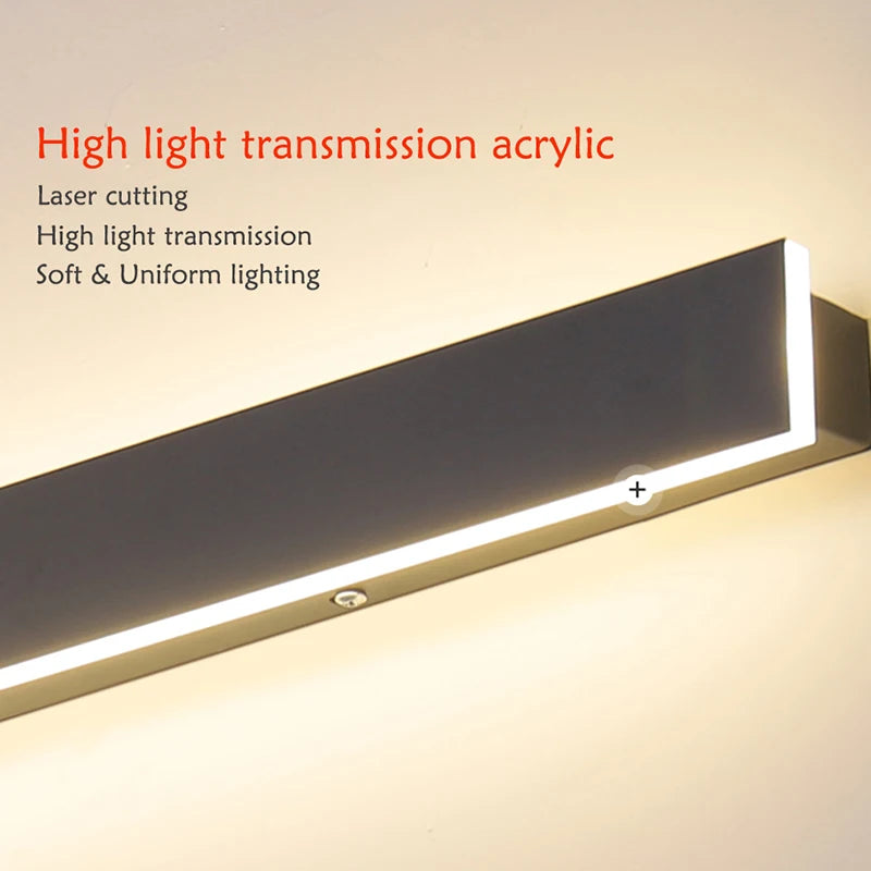 Modern Waterproof LED Wall Light for Garages and Patios