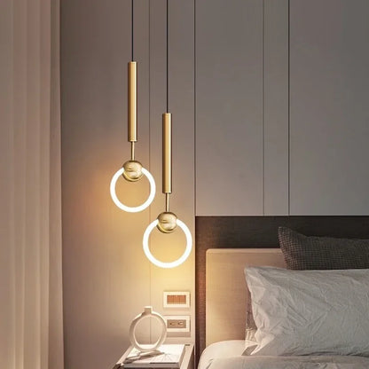 Minimalist Pendant Lamp Nordic Bedroom Bedside Hanging Light