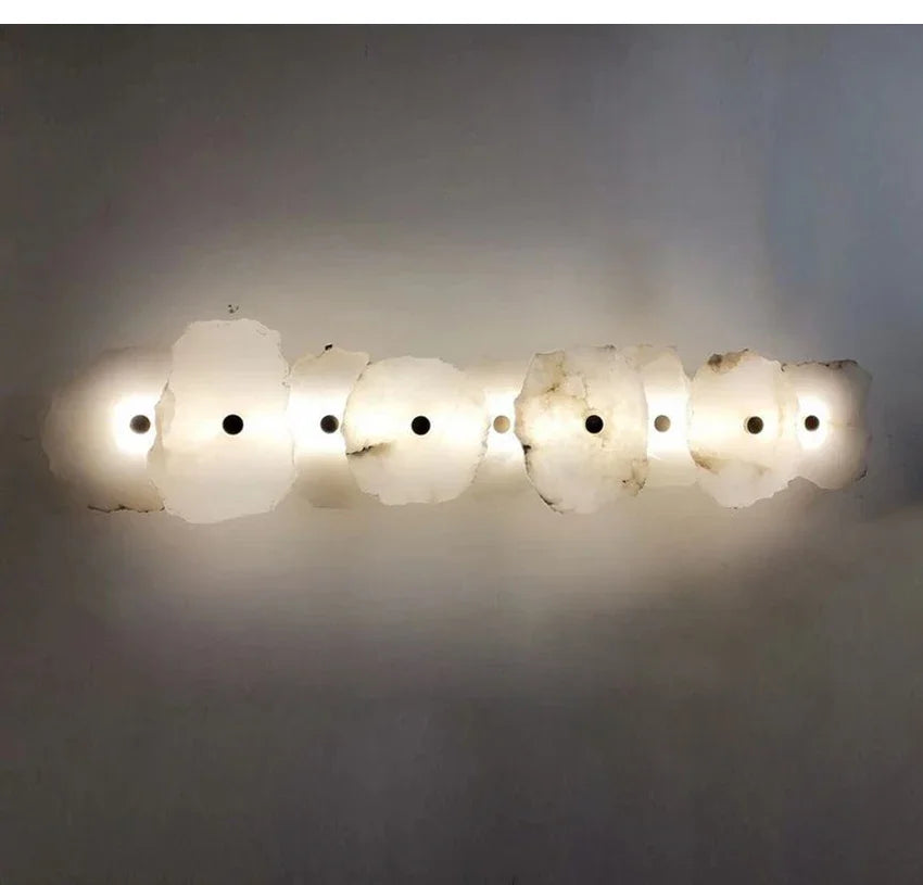 Luxury Marble Stone Wall Lamp for Modern Interiors