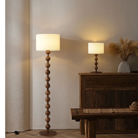 Japanese Style Fabric Floor Lamp for Ambient Lighting