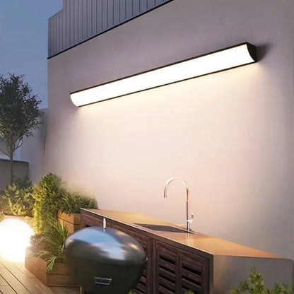 Minimalist Outdoor Strip Wall Light for Modern Homes