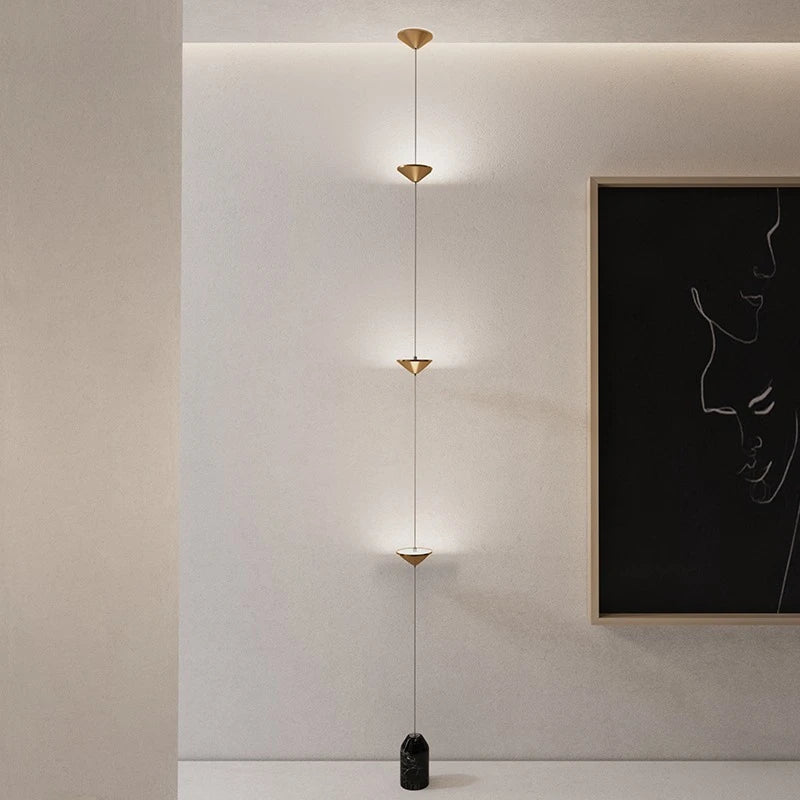 Luxury Minimalist Floor Lamp – Modern Black Ambient Lighting for Living Room